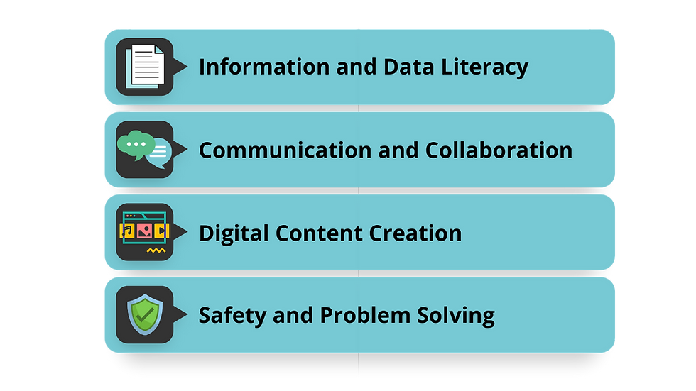 Digital Literacy Skills 4 Domains
