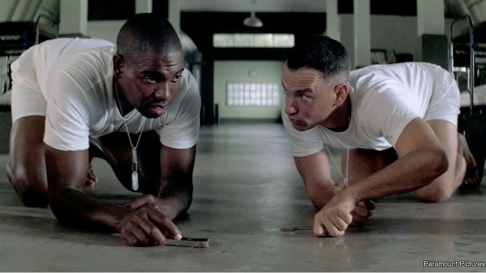 Forrest Gump and Bubba Blue