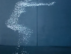 Water Droplets Create Amazing Human-like Animations