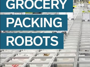 Automation In A Grocery Packing Warehouse