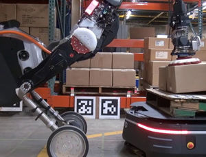 Warehouse Automation With Robots Working Together