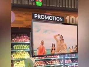 In Supermarket Augmented Reality